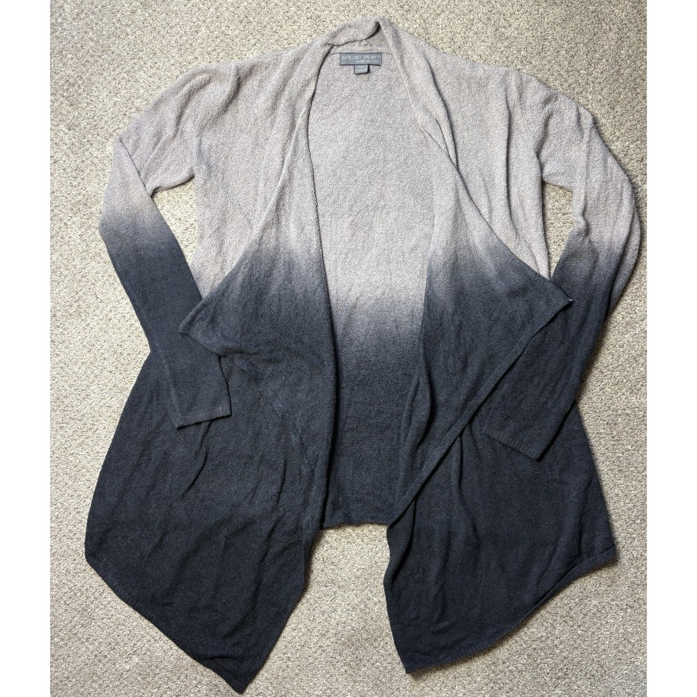 Barefoot Dreams Bamboo Chic Lite Ombre Calypso Wrap Open Cardigan Sweater S/M